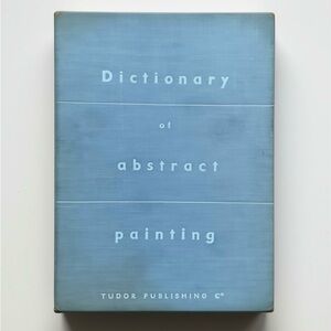 Vintage Dictionary of Abstract Painting 1958